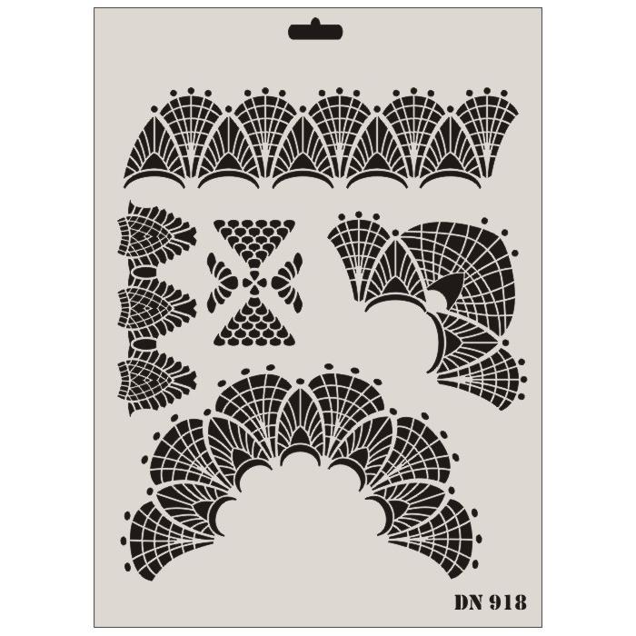 Dantel Seri DN-918 Stencil 35x25 cm