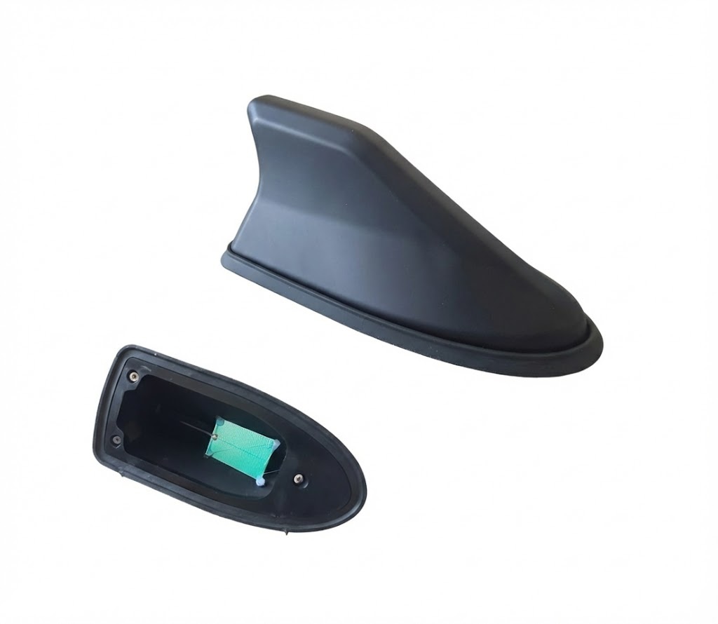 Balina Anten Japon Tip Köpekbalığı Yüzgeci Süs Oto Anten Mat Siyah