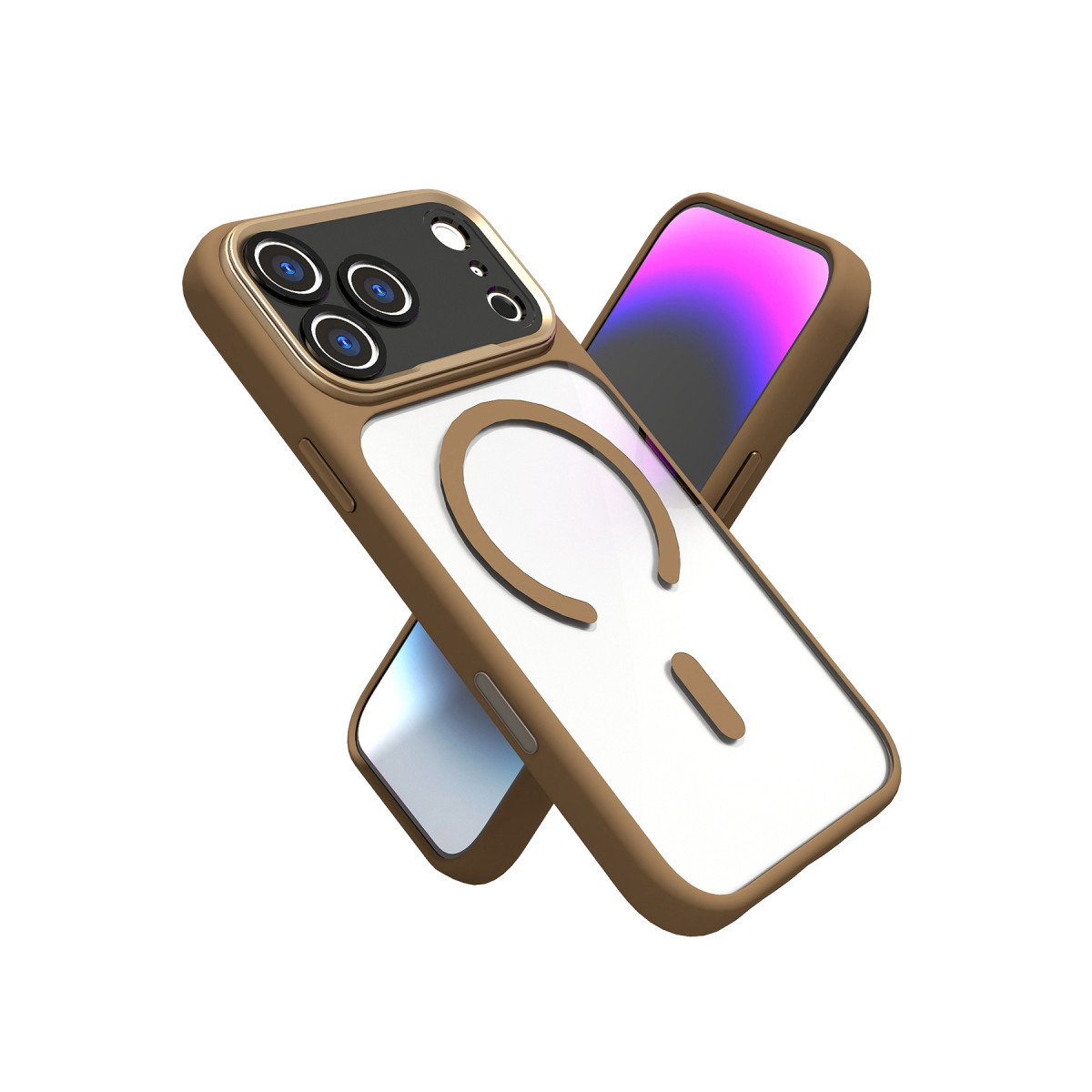 iPhone 17 Pro Max Hazar Magsafe Kapak - Gold