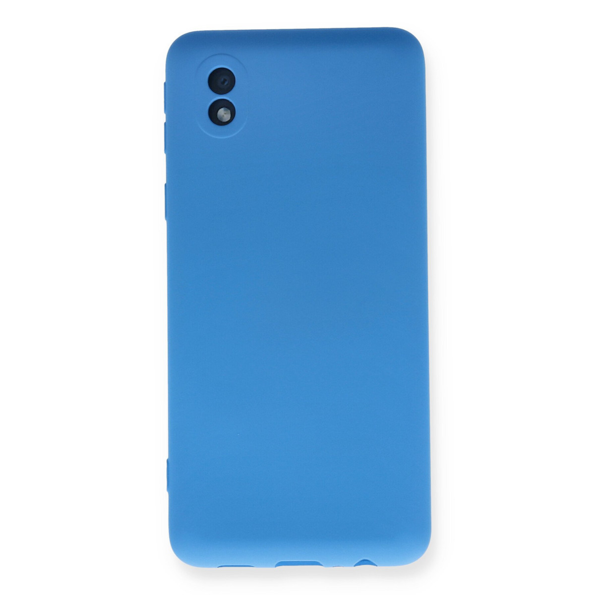 Galaxy A01 Core Kılıf Nano içi Kadife Silikon - Mavi