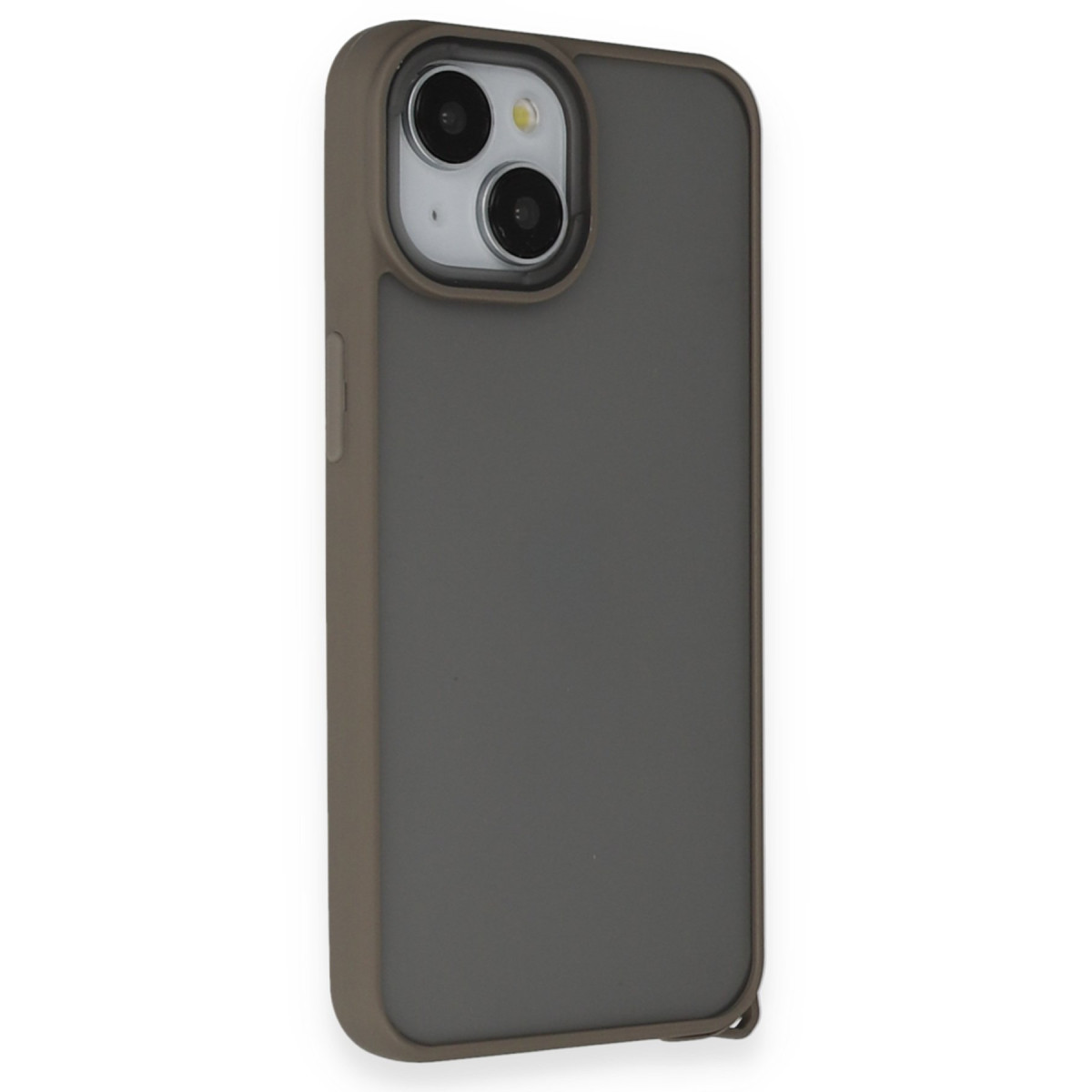 iPhone 14 Kılıf Elegant Kapak - Titan Gri