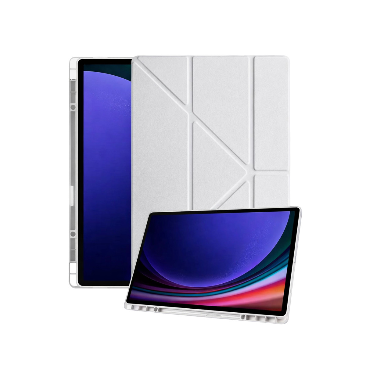 Galaxy X930 Tab S11 Ultra 14.6 Kalemlikli Mars Tablet Kılıfı - Gri
