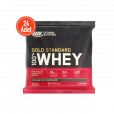 Gold Standard Whey Tozu 30.4 gr Çikolata 24 Adet