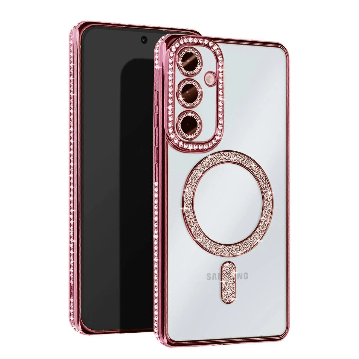 Galaxy A16 5G Joke Simli Magneticsafe Kılıf - Pembe
