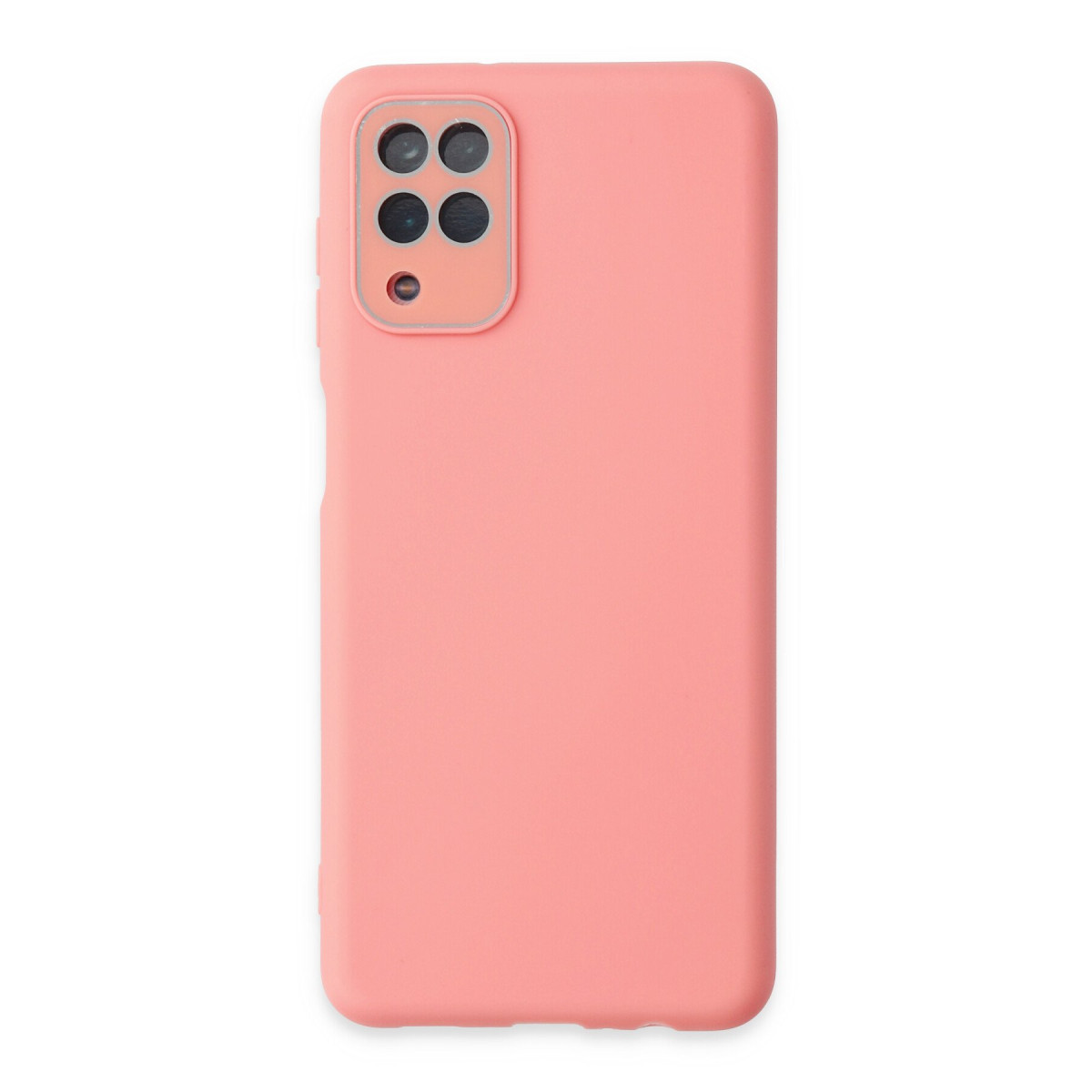 Galaxy A22 Kılıf Lansman Glass Kapak - Pembe