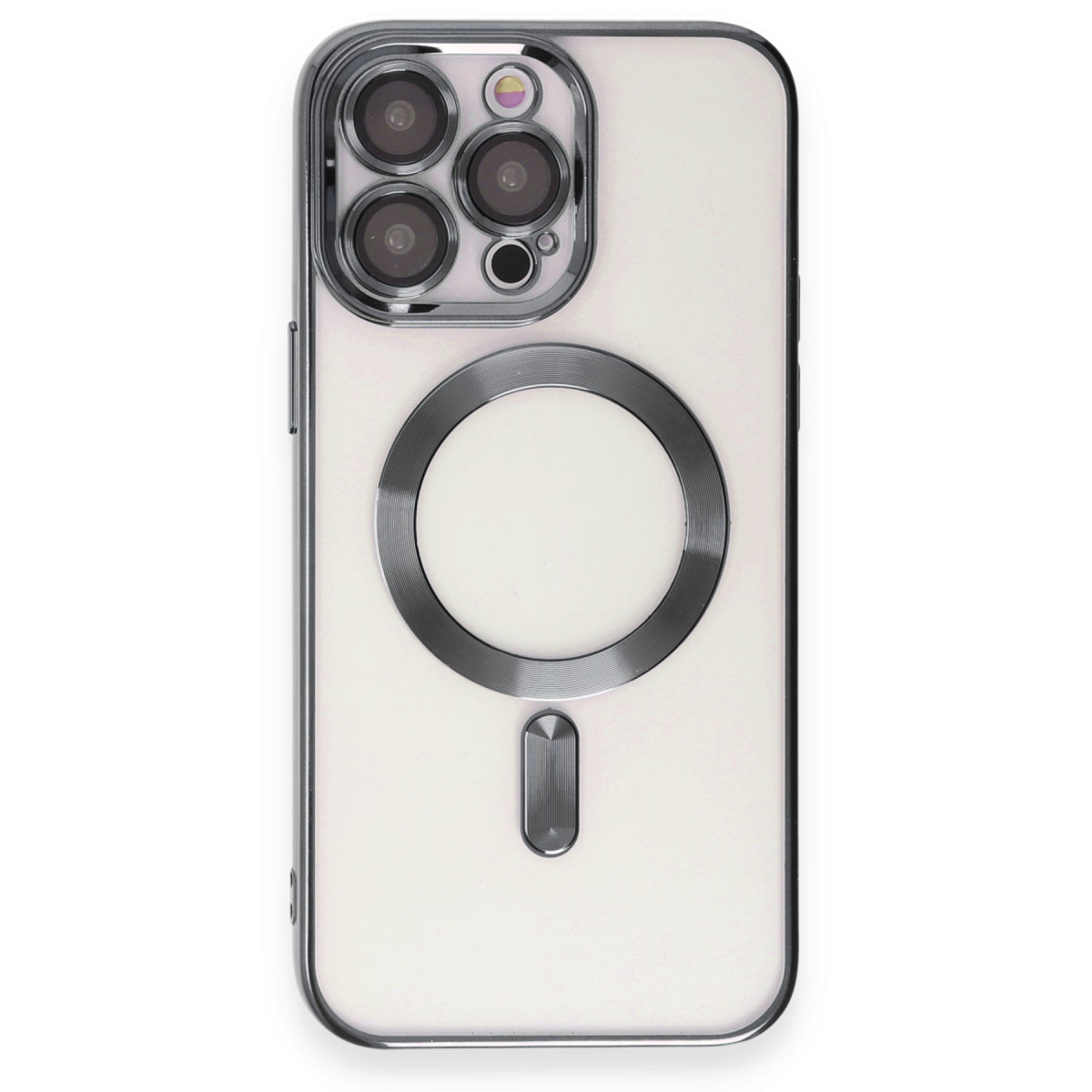 iPhone 15 Pro Max Kılıf Kross Magneticsafe Kapak - Titan Gri