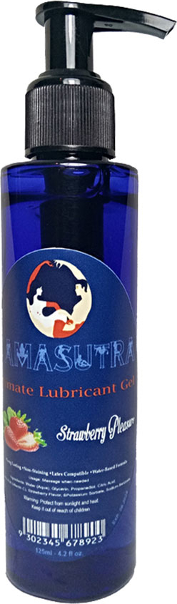 Kamasutra Strawberry  Pleasure 125 ml Big Size Lubrika.nt Gel |   Jel Formunda Aromatik Çilekli 125 ml Anàl Kàydırıcı Vajìnal Kàyganlàştırıcı