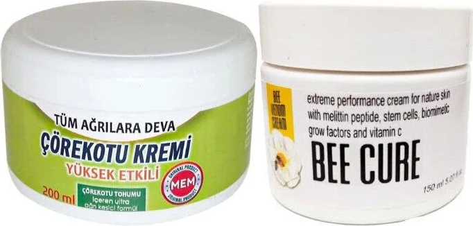 Süper Çörek Otu Kremi Xl Boy 200 ml Krem Green+Bee Cure 150 ml Krem