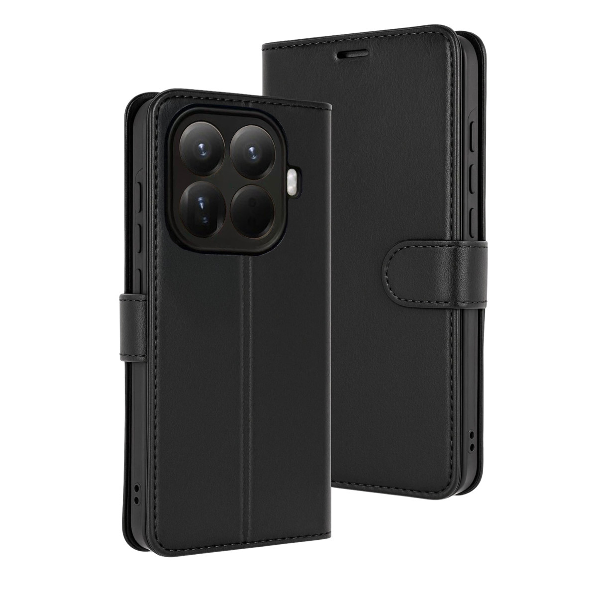 Mi 15T Pro Trend S Plus Kapaklı Kılıf - Siyah