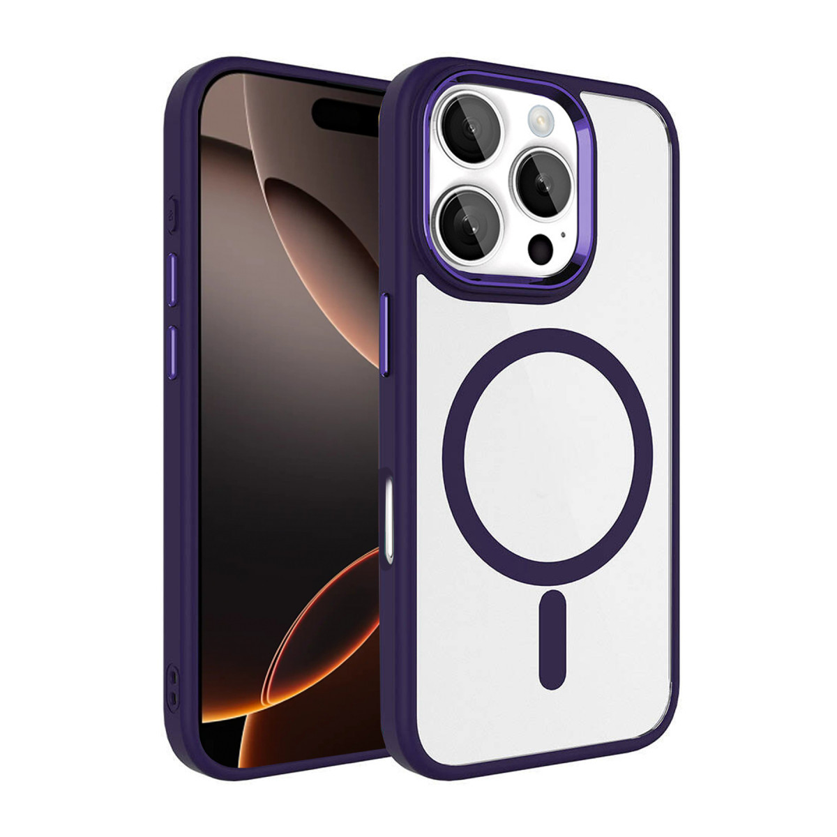 iPhone 16 Pro Max Terea Magsafe Kapak - Derin Mor