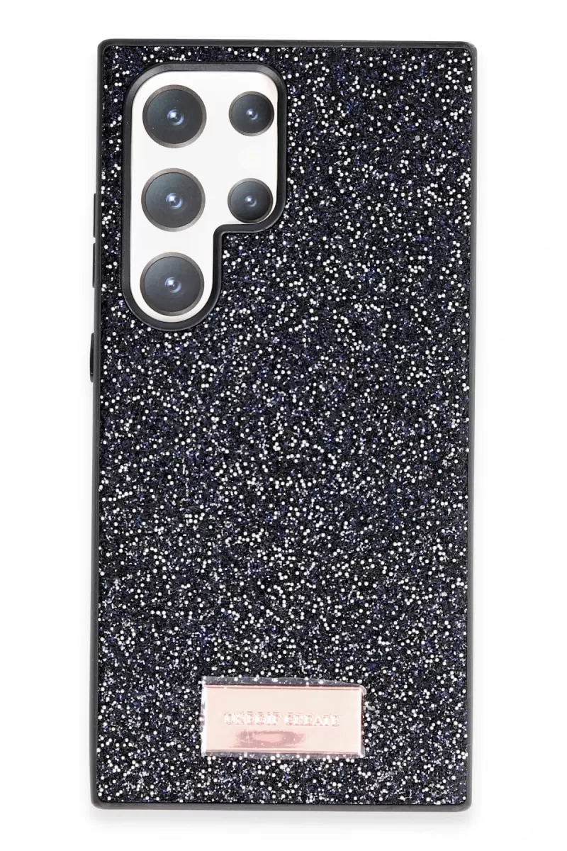 Galaxy S23 Ultra Bright Simli Kapak - Siyah