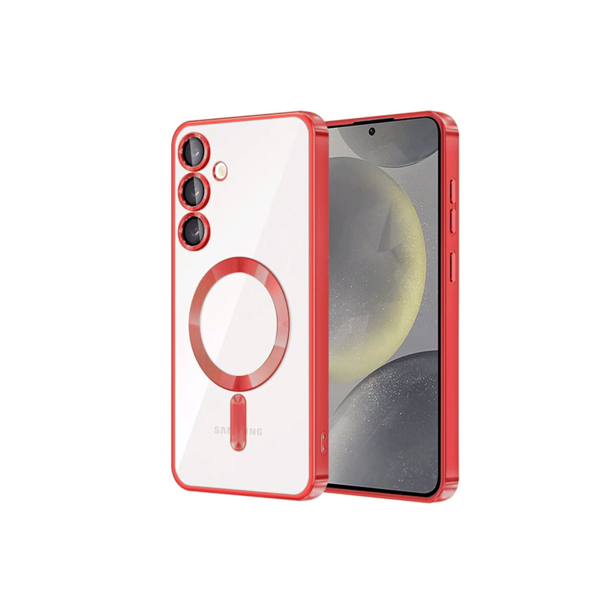 Galaxy S23 Plus Kılıf Kross Magneticsafe Kapak - Kırmızı