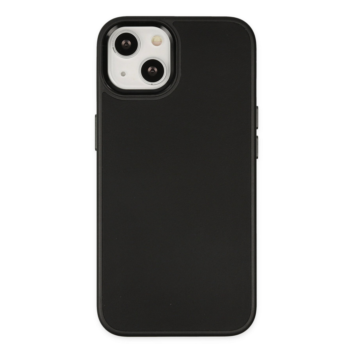 iPhone 14 Plus Kılıf Asya Deri Silikon - Siyah