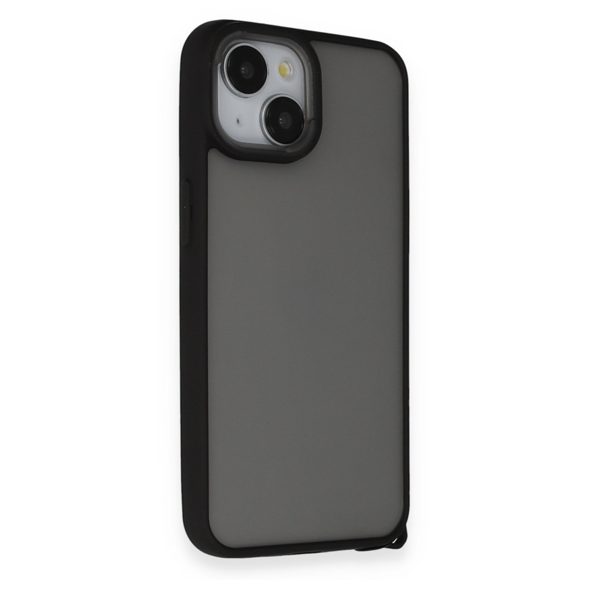 iPhone 14 Kılıf Elegant Kapak - Siyah