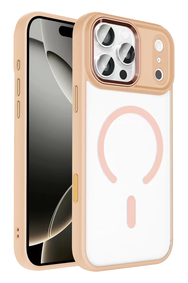 iPhone 17 Pro Max Terea Magsafe Kapak - Pembe