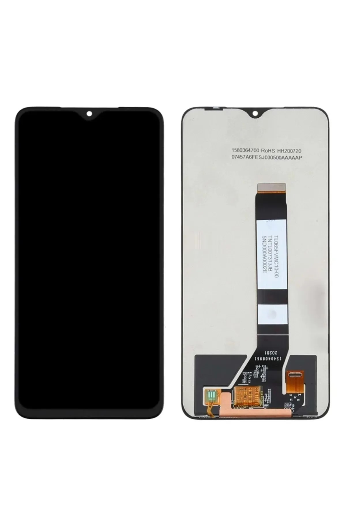 Redmi 9T Uyumlu Ekran Poco M3 Dokunmatik SRV (Siyah)