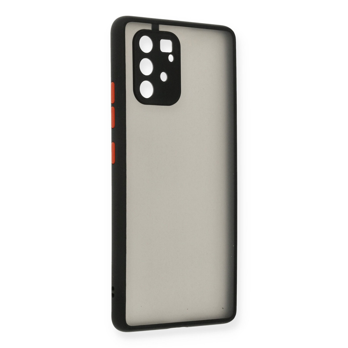 Galaxy A91 / S10 Lite Kılıf Montreal Silikon Kapak - Siyah