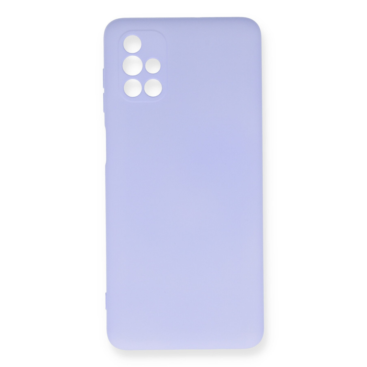 Galaxy M51 Kılıf Nano içi Kadife Silikon - Lila