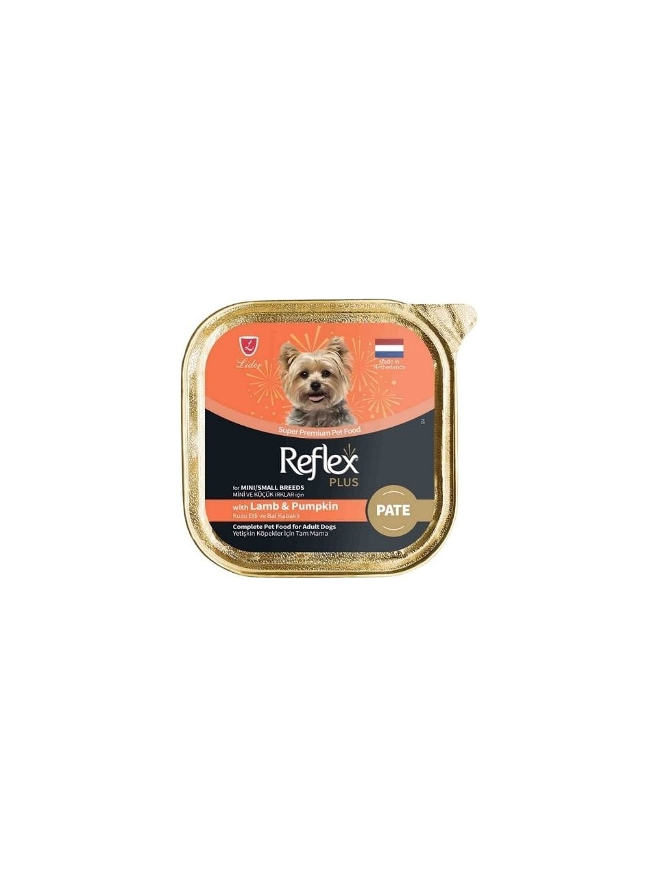 Reflex Plus Pate Kuzu Etli ve Bal Kabaklı Küçük Irk Yetişkin Konserve Köpek Maması 1 Adet 85 gr