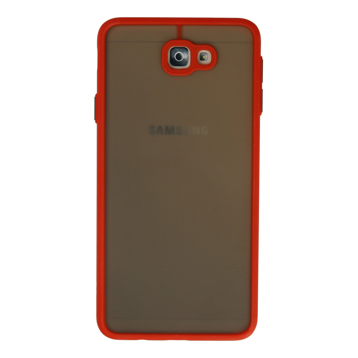Galaxy J7 Prime Kılıf Montreal Silikon Kapak - Kırmızı