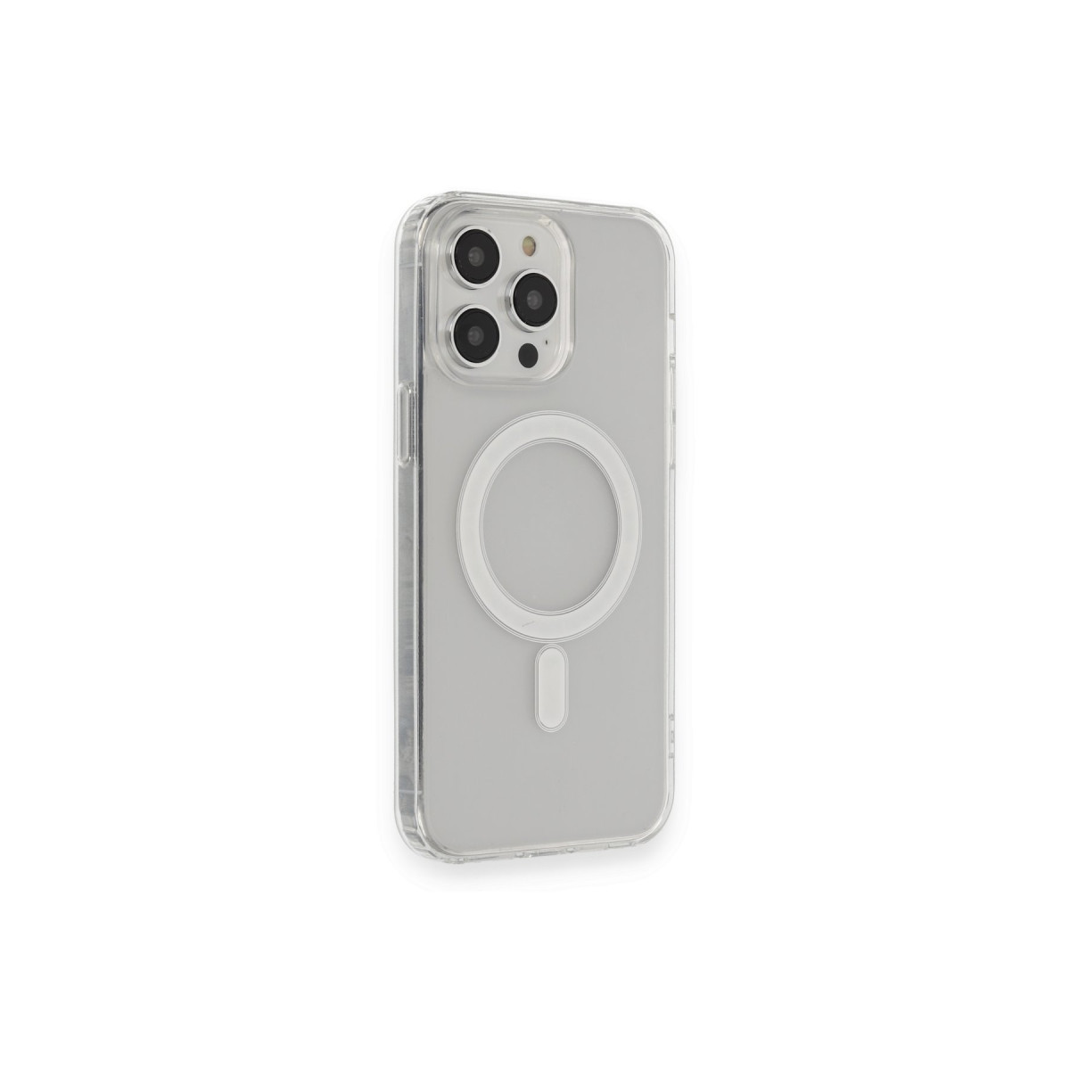 iPhone 14 Pro Kılıf Matte Şeffaf Magneticsafe - Şeffaf