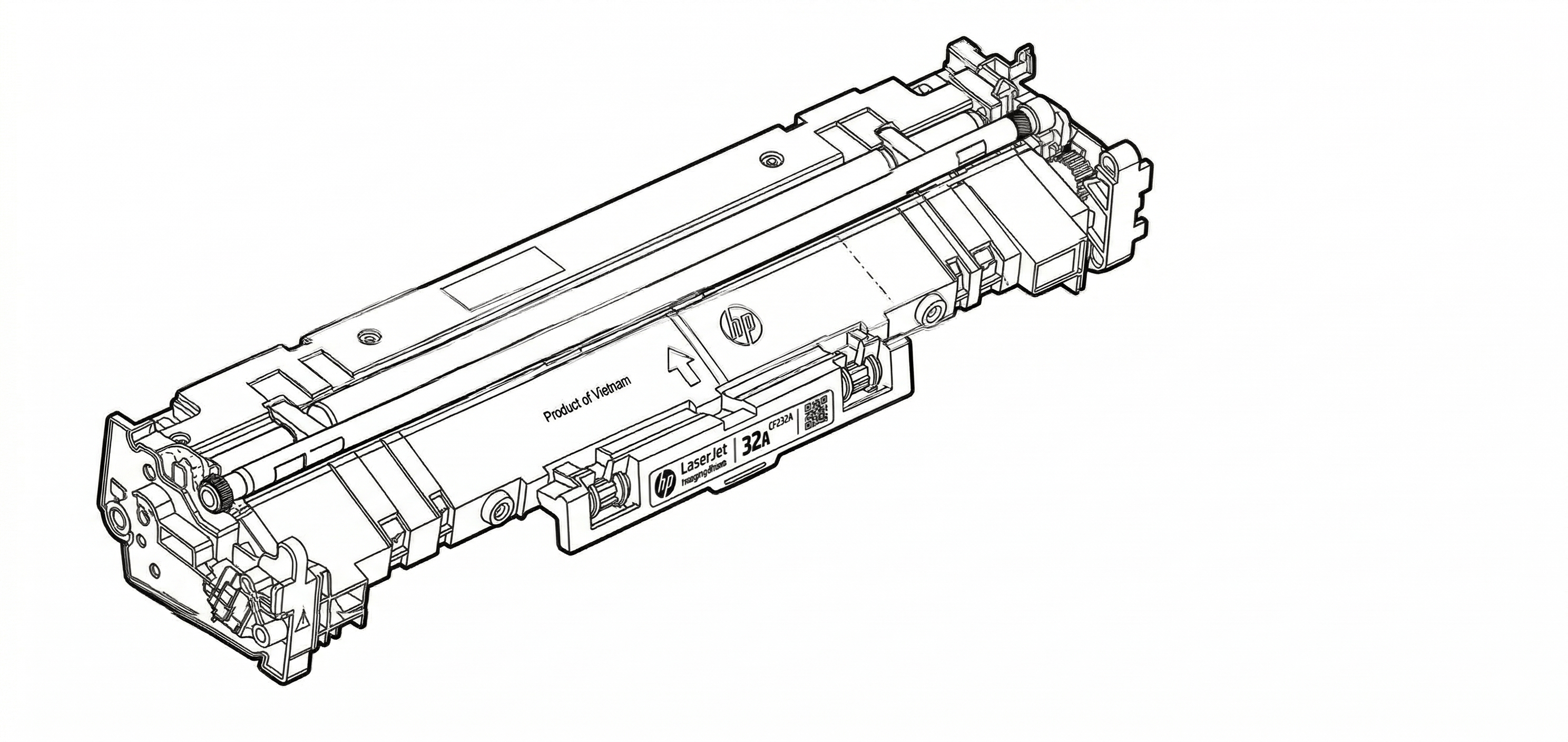 PFX Hp PF 222A ***Chipsiz*** W2220A Toner 1,3K