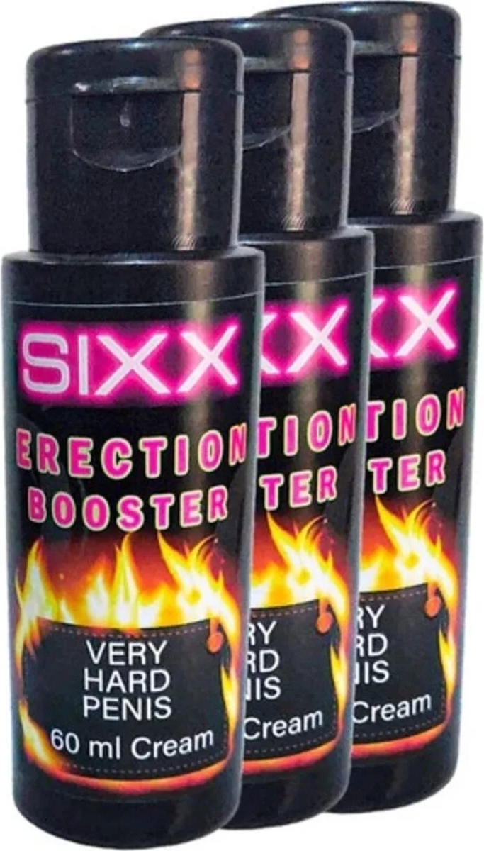 Süper Sixx 3tane Erkeklere Özel Extra Destek Kremi 60 ml