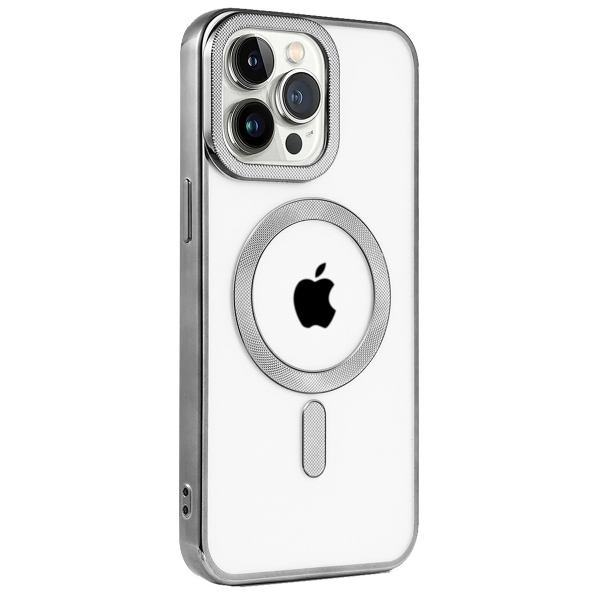 iPhone 15 Pro Max Kılıf Kronos Magsafe Kapak - Titanyum Gri — görsel 2