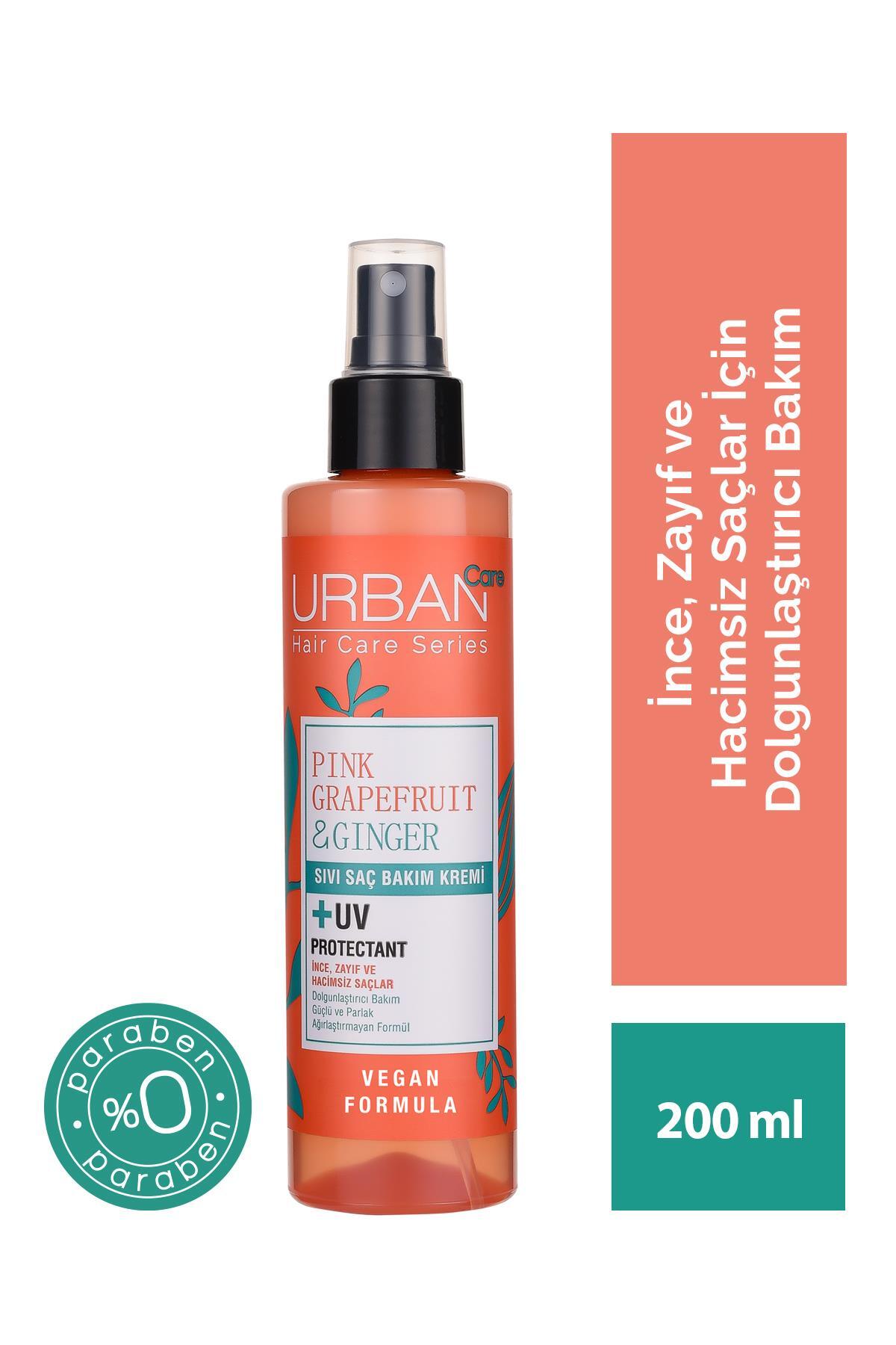 Saç Bakım Kremi & Sıvı Pink Grapefruıt Ve Ginger İnce Telli Saçlar Dolgunlaştırıcı Vegan 200ml