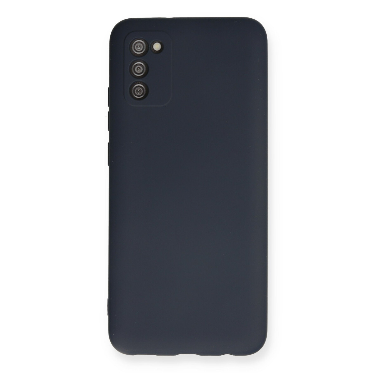Galaxy A03S Kılıf Nano içi Kadife Silikon - Lacivert
