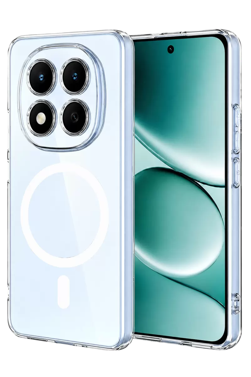 Note 15 Pro Plus 5G Combo Sert Şeffaf Magsafe Kapak - Şeffaf