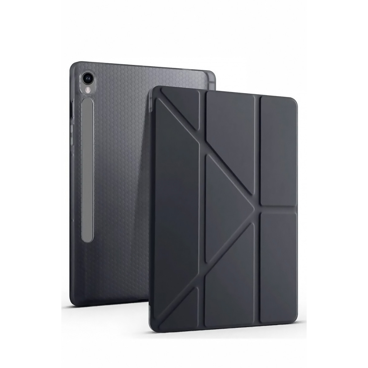 Galaxy Tab S10 FE Plus 13.1 Kalemlikli Mars Tablet Kılıfı - Siyah
