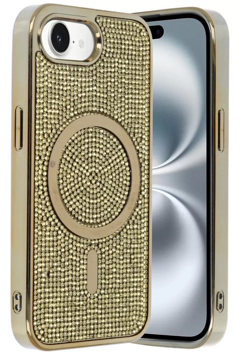 iPhone 16E Helen Magsafe Kapak - Gold