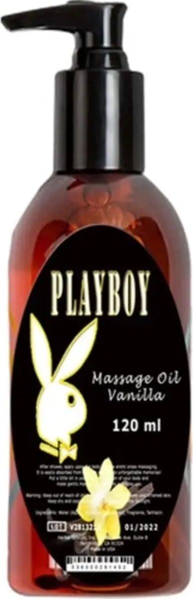 Süper Playboy Aromaterapi Vanilyalı Masaj Yağı 120 ml / 120ML Playboy Vanilla Massage Oil
