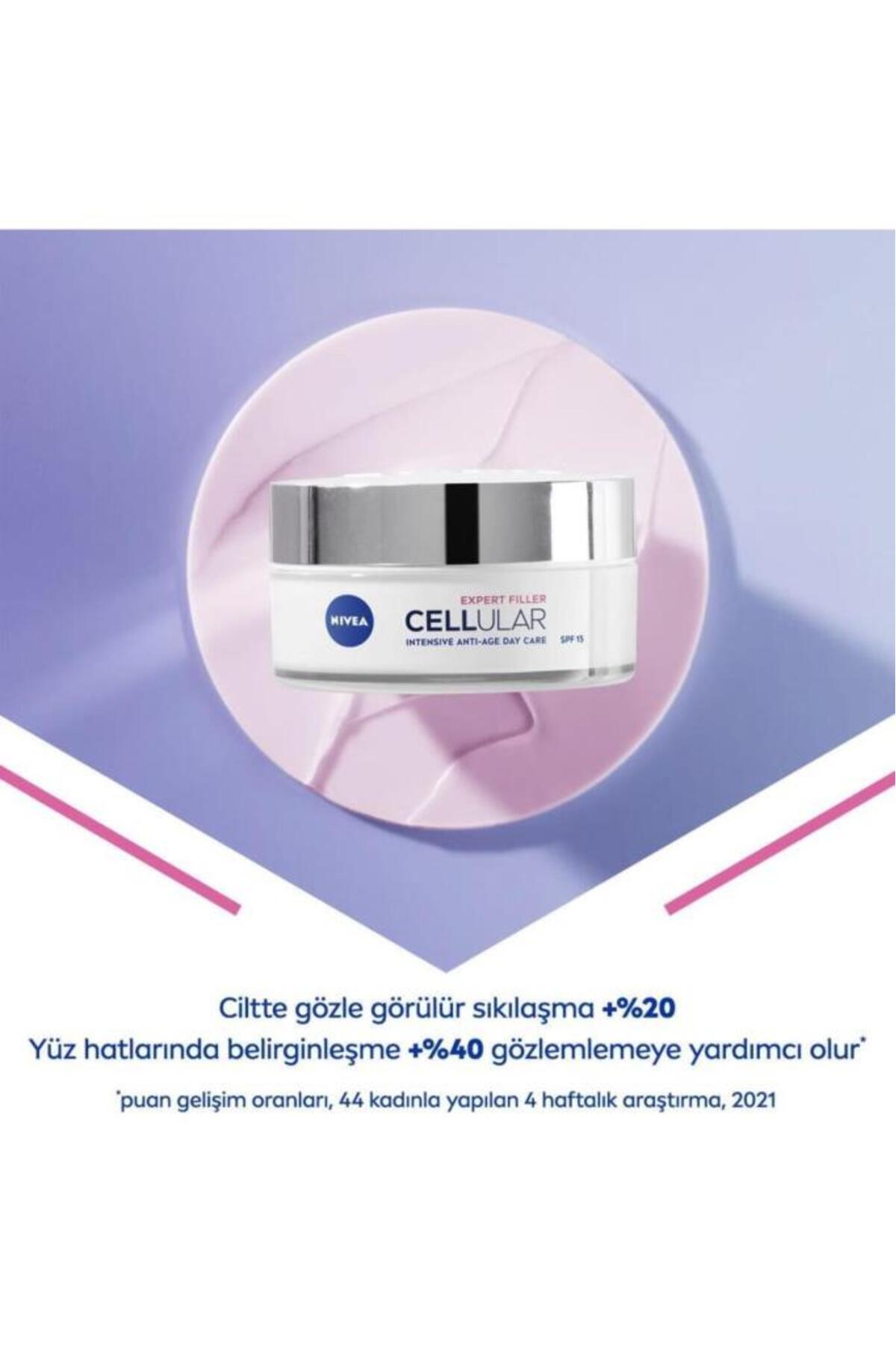 Yüz Bakim Kremi & Cellular Filler Gelişmiş Sıkılaştırıcı Yaşlanma Karşıtı Gündüz Kremi 50ML