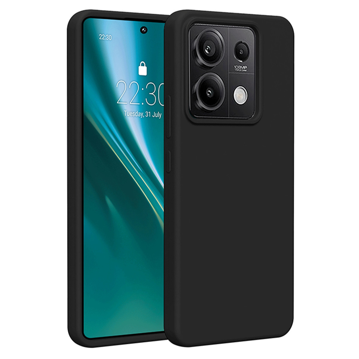 Redmi Note 13 Pro 5G Kılıf First Silikon - Siyah
