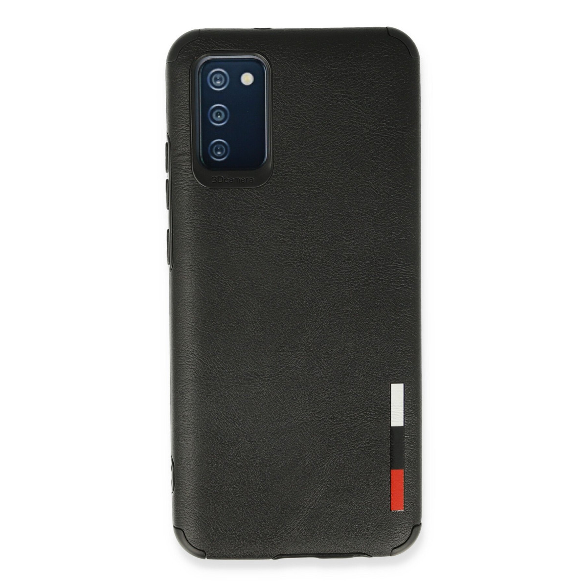 Galaxy A03S Kılıf Loop Deri Silikon - Siyah