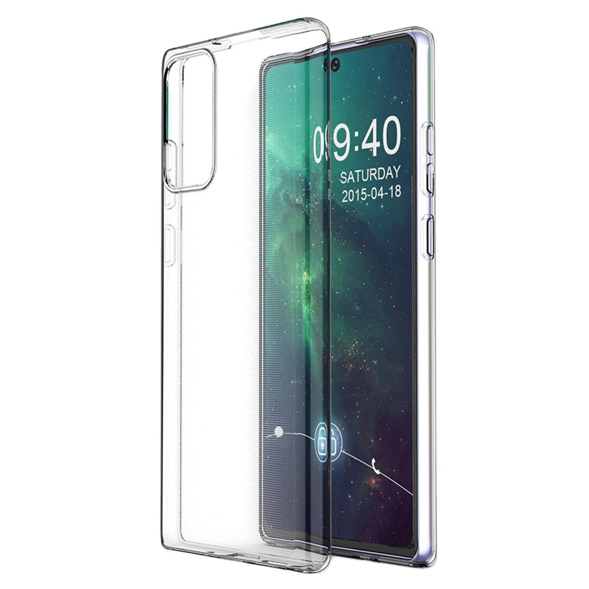 Galaxy Note 20 Kılıf Lüx Şeffaf Silikon