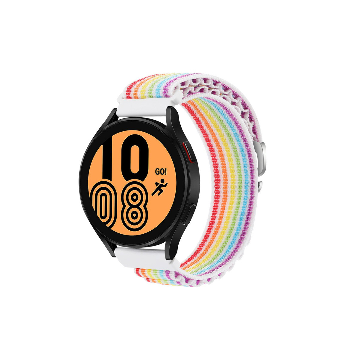 Watch 22mm KR410 Kumaş Kordon - Gökkuşağı