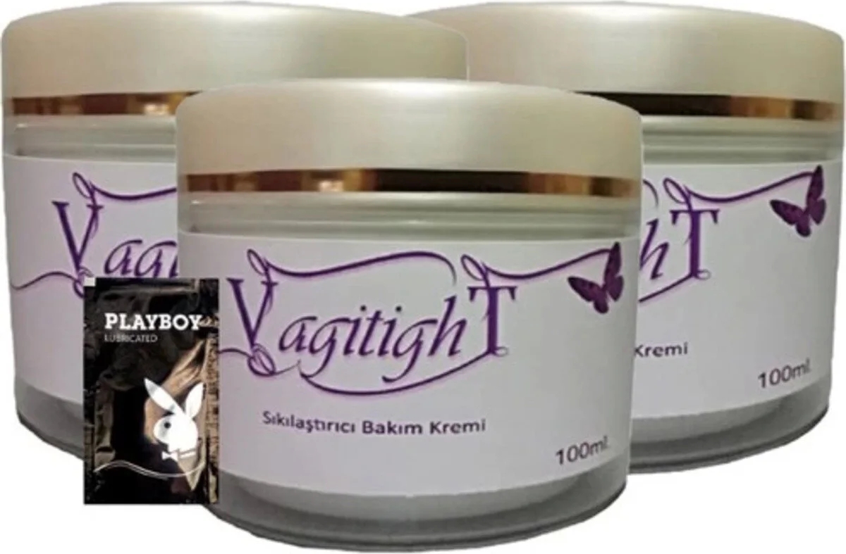 Süper Vagitight 3 Adet Adet Kadınlara Özel Kremi 100 ml + 1 Adet Jel Hediye