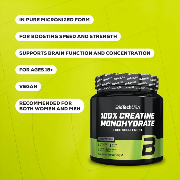 100% Creatine Monohydrate 300 gr