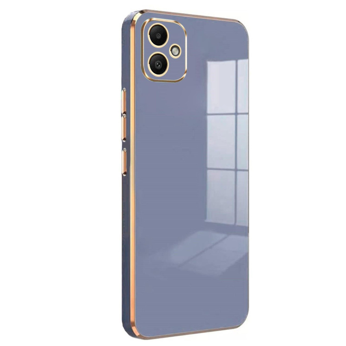 Galaxy A05 Kılıf Volet Silikon - Mavi