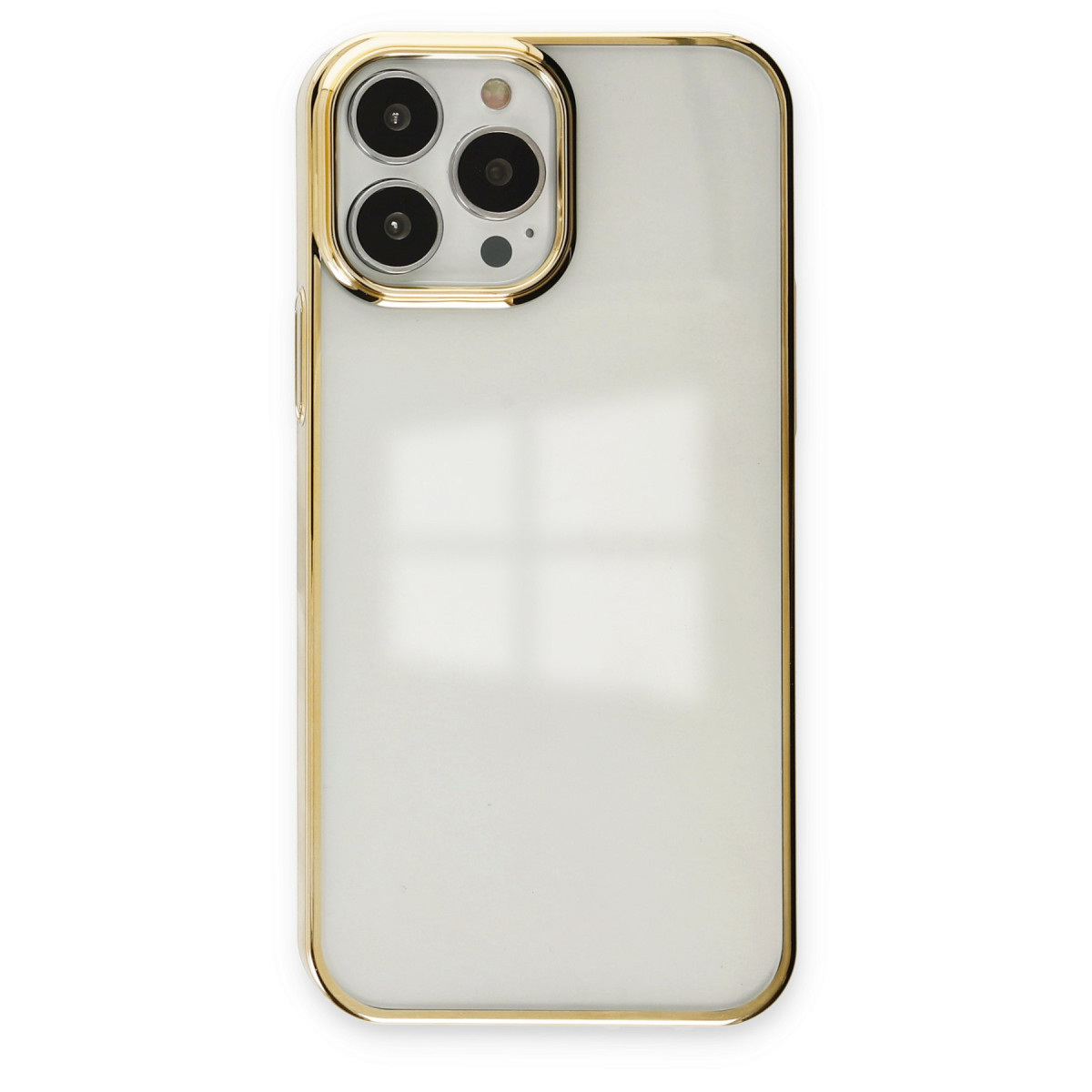 iPhone 13 Pro Kılıf Element Silikon - Gold