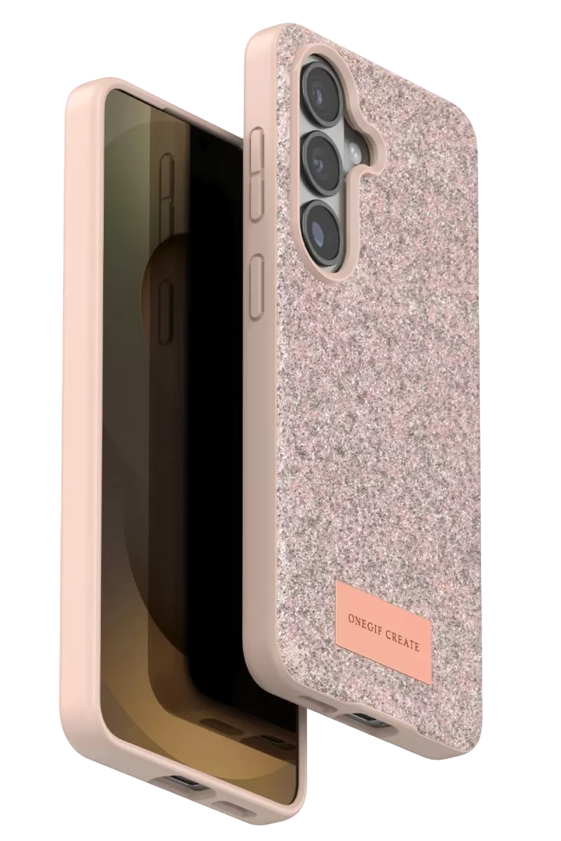 Galaxy S26 Plus Bright Simli Kapak - Pembe