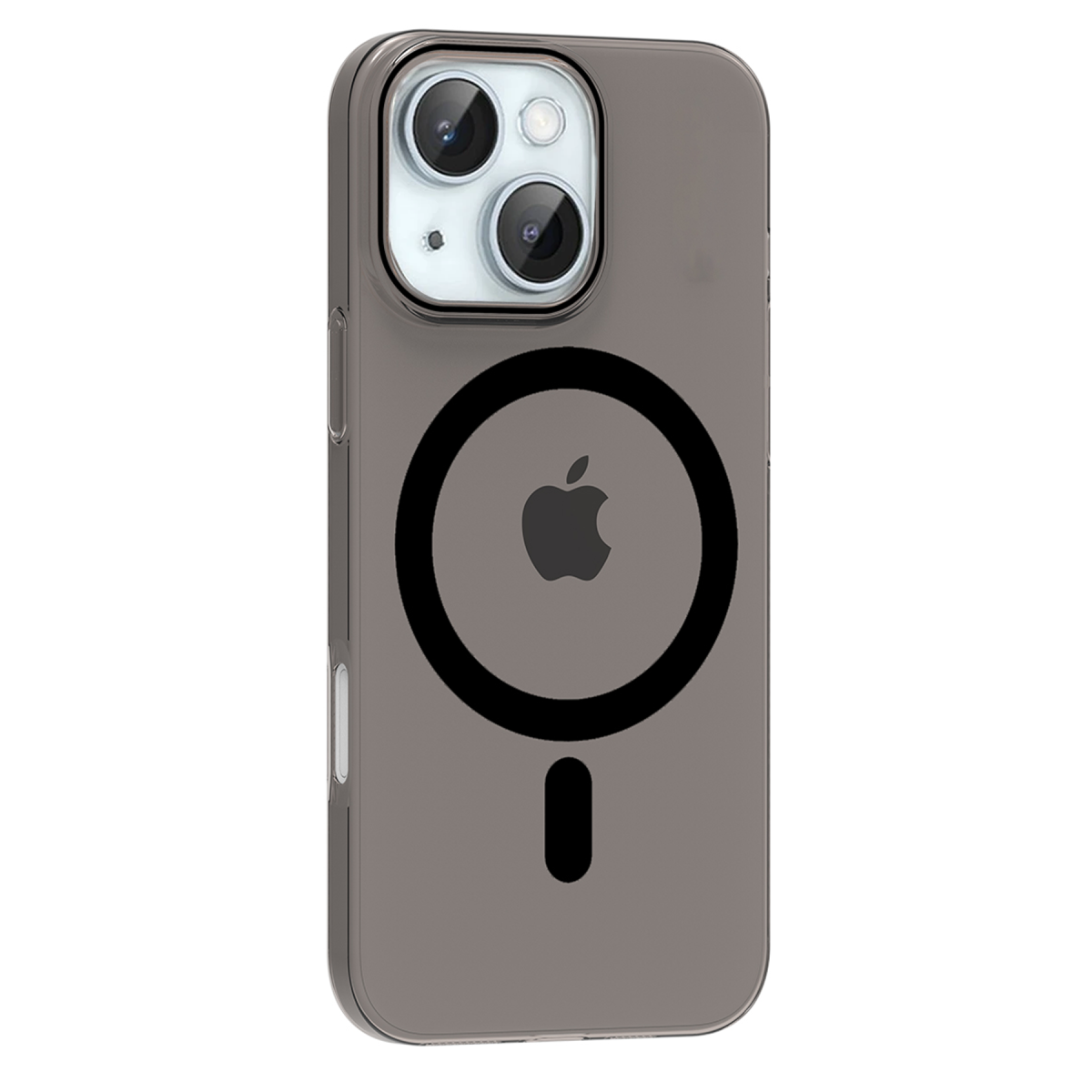 iPhone 15 PC Blank Magsafe Kapak - Siyah