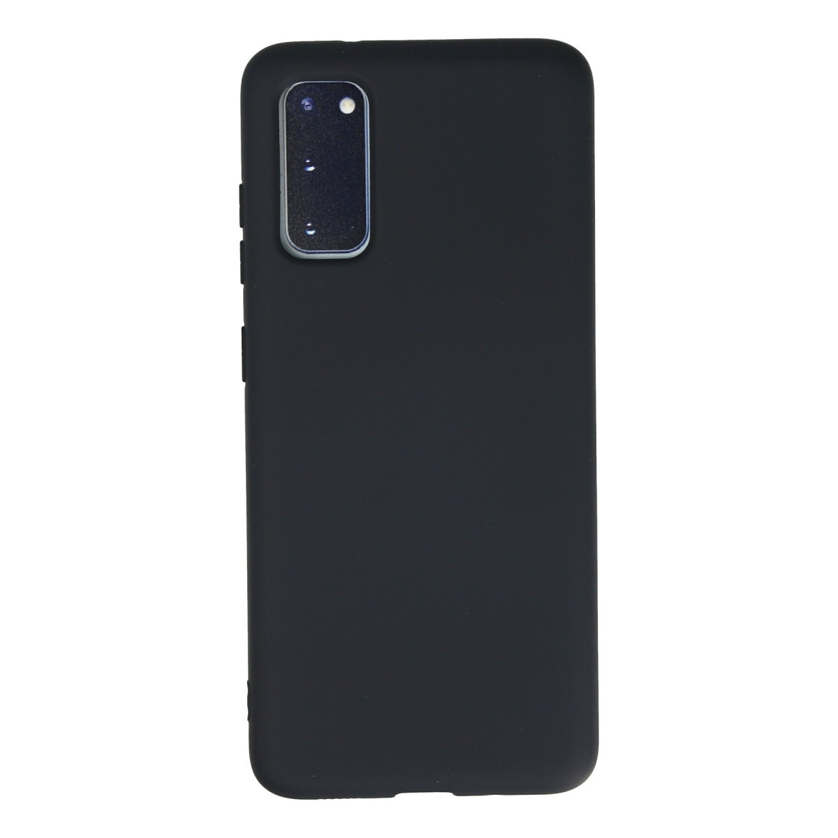 Galaxy S20 Kılıf Nano içi Kadife Silikon - Lacivert