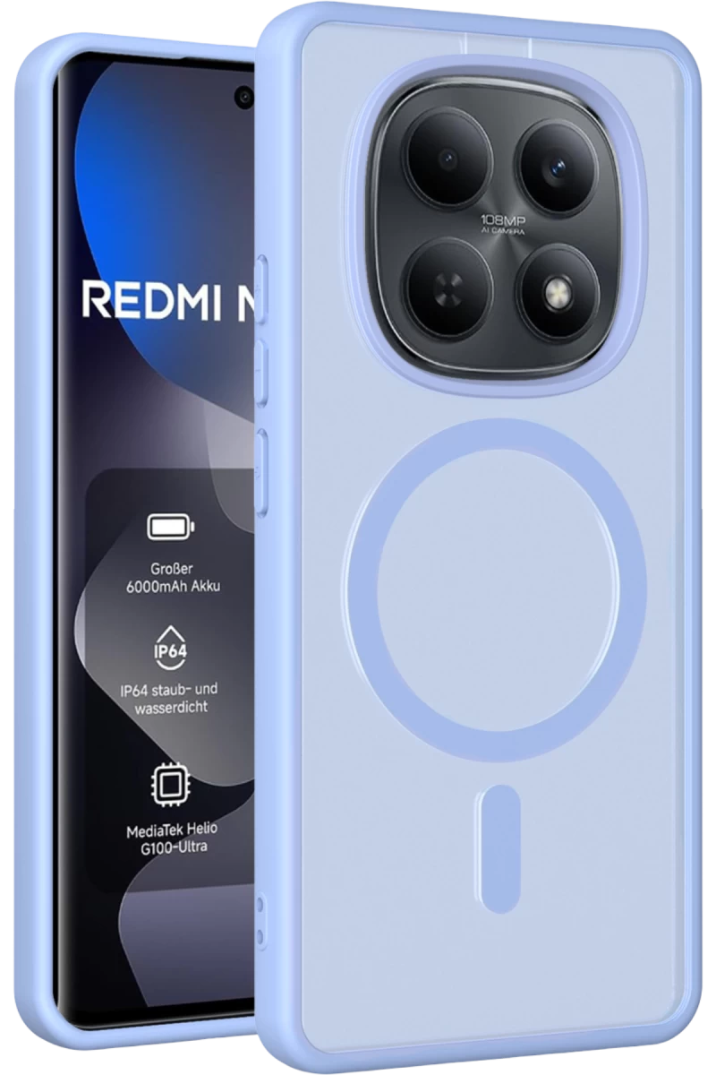 Joko Xiaomi Redmi Note 15 4G Uyumlu Jota Magsafe Kapak - Açık Mavi