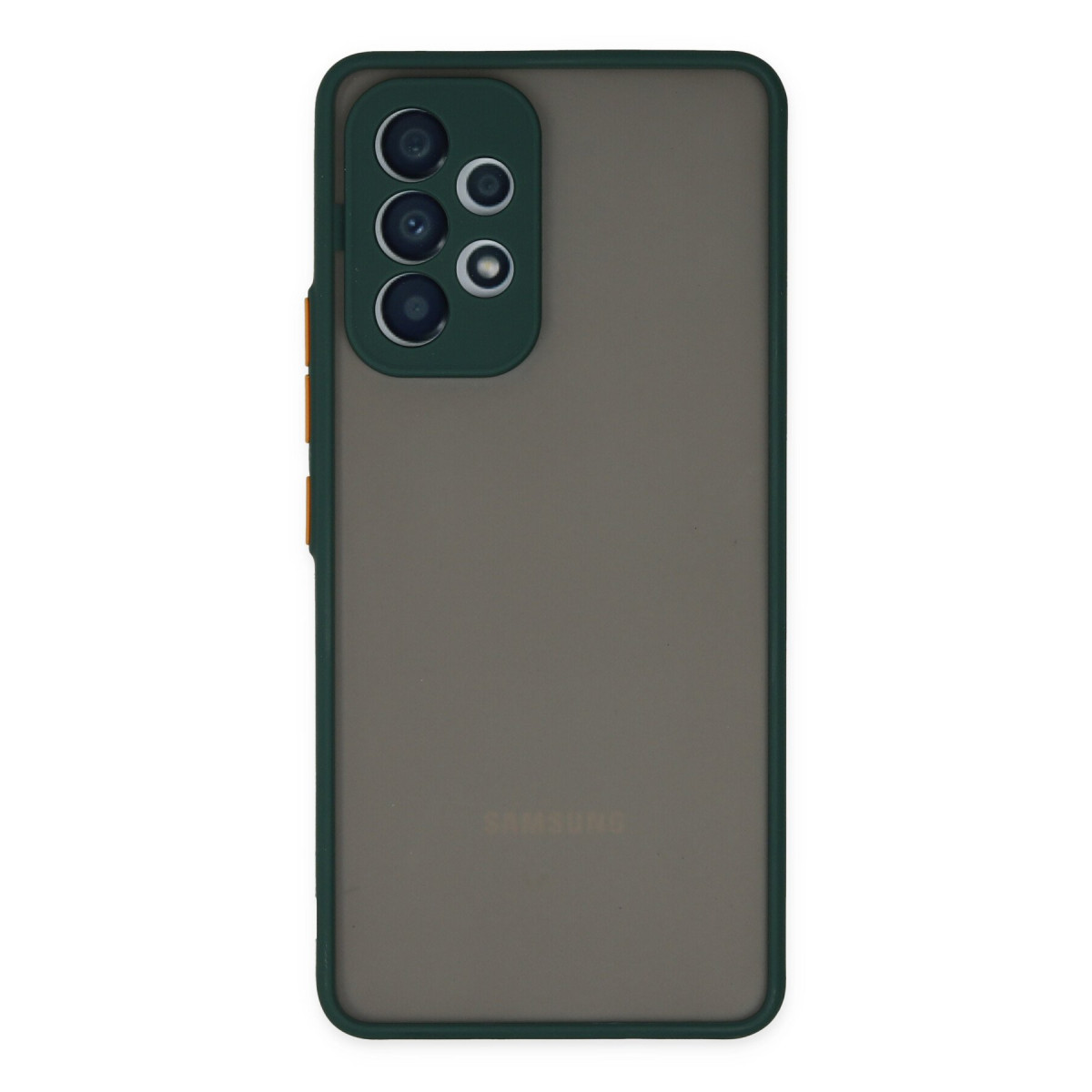 Galaxy A73 5G Kılıf Montreal Silikon Kapak - Yeşil
