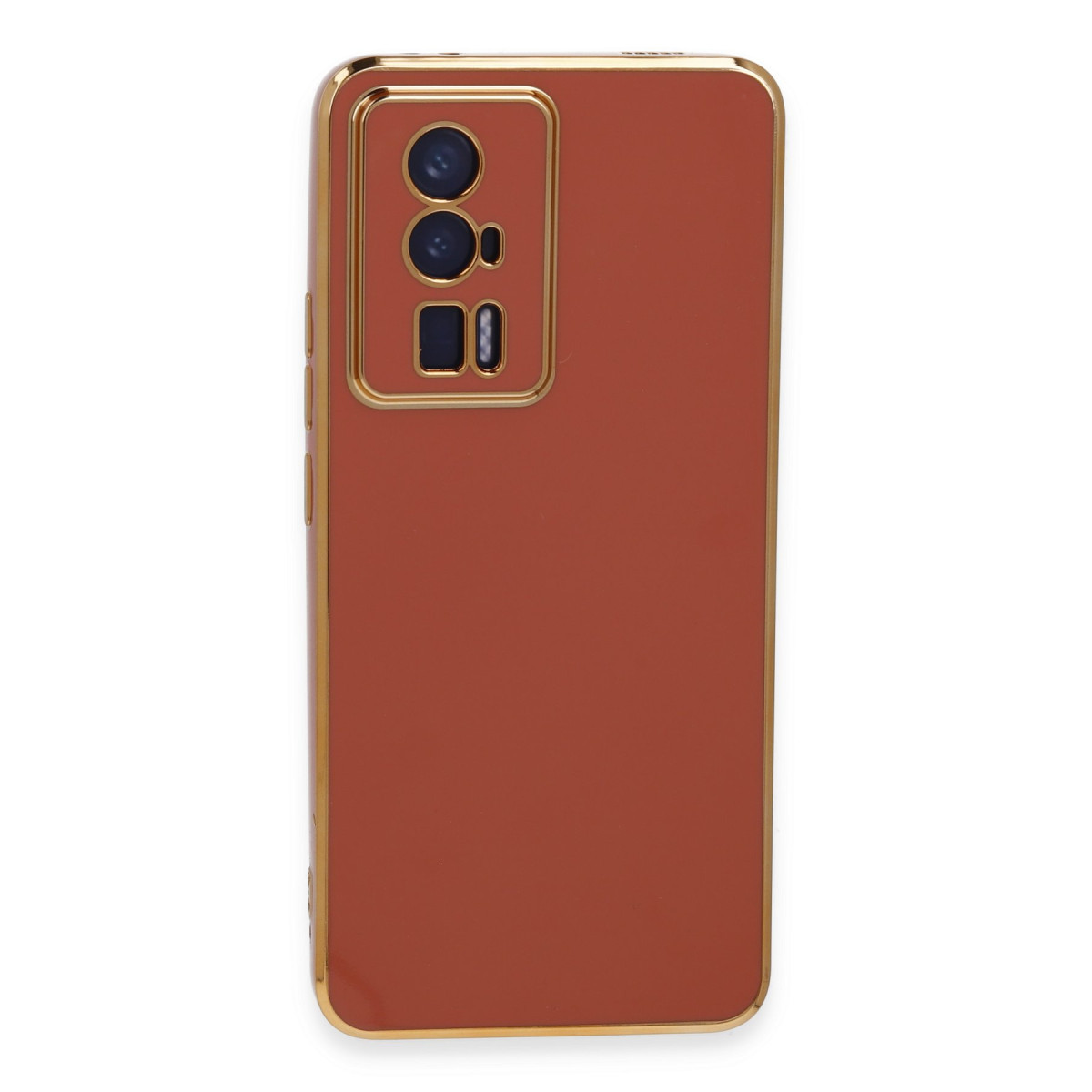 Poco F5 Pro Kılıf Volet Silikon - Kırmızı