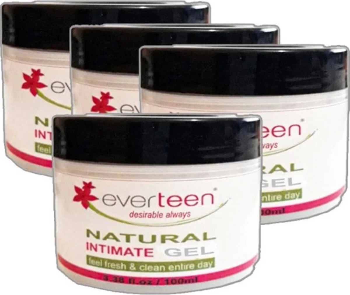 Everteen Intim Gel 4TANEX100 ml Ölçeğinde Kadın Hijyenikjeli Natural
